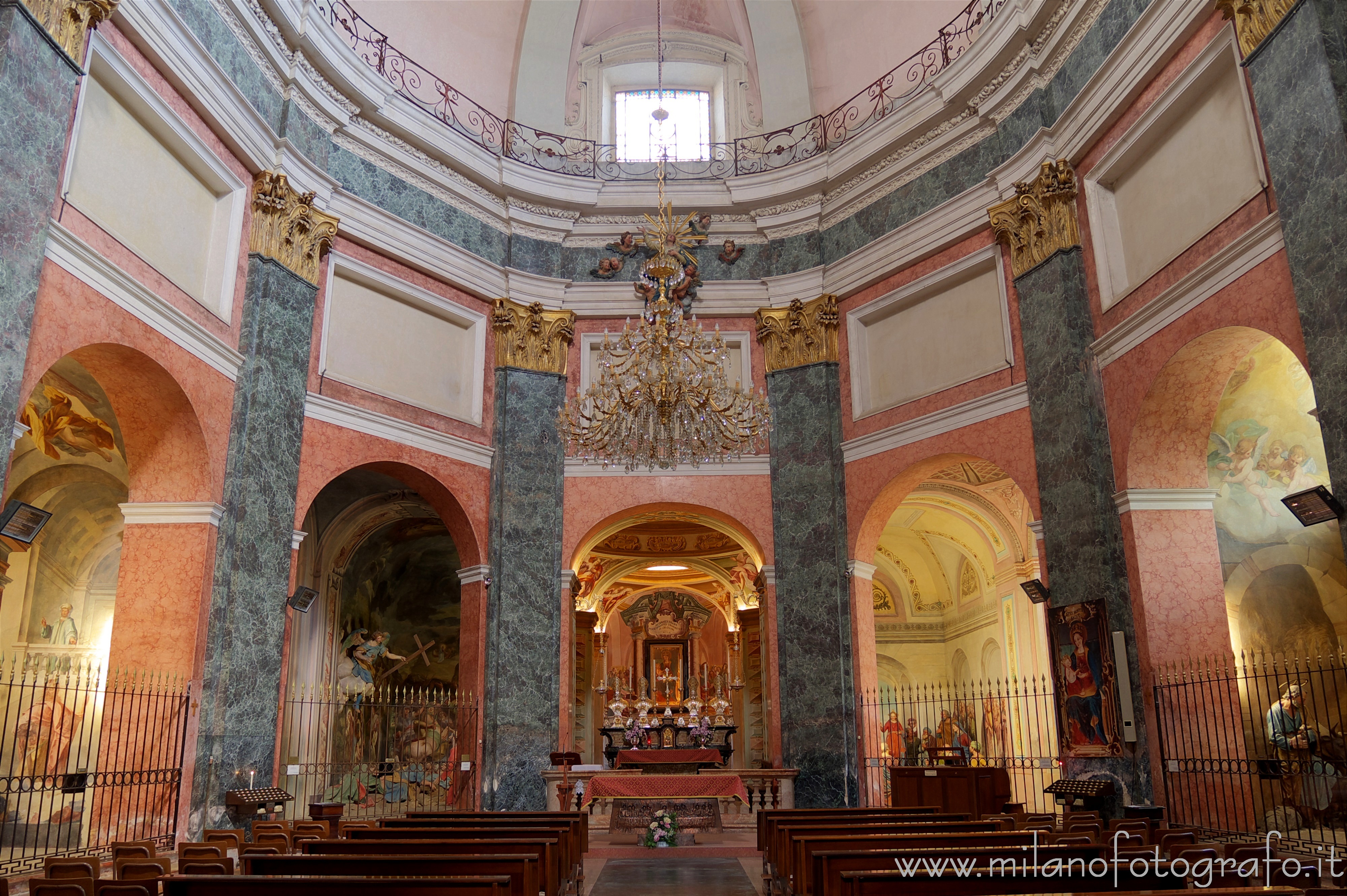 Galliate (Novara, Italy) - Interior of the Varallino Sanctuary